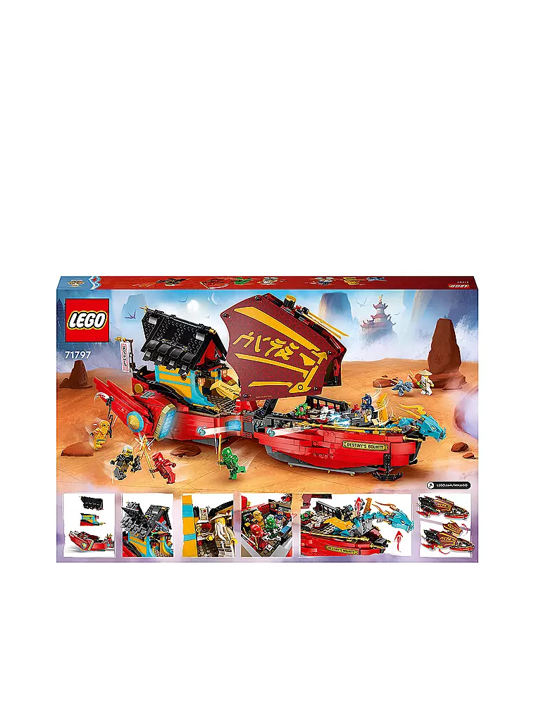 LEGO | Ninjago - Ninja - Flugsegler im Wettlauf mit der Zeit 71797 | keine Farbe