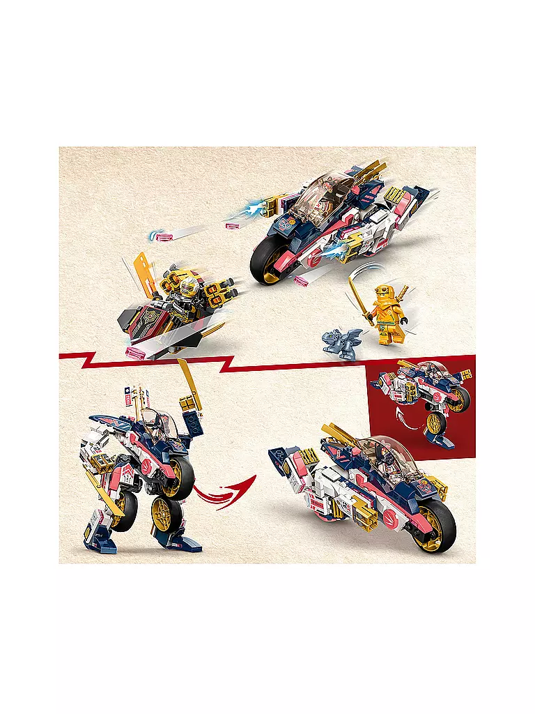 LEGO | Ninjago - Soras Mech - Bike 71792 | keine Farbe