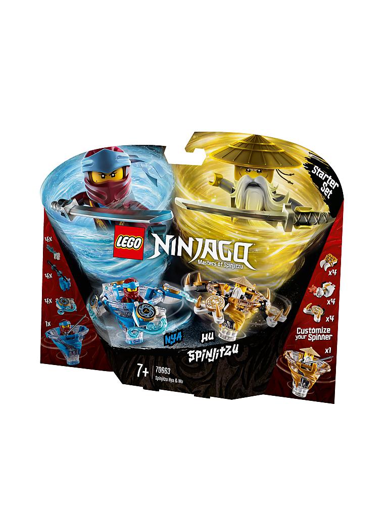 LEGO | Ninjago - Spinjitzu Nya und Wu 70663 | transparent