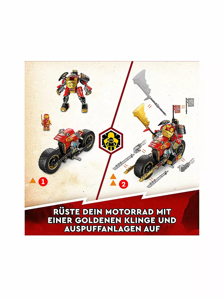 LEGO | Ninjago -Kais Mech-Bike EVO 71783 | keine Farbe
