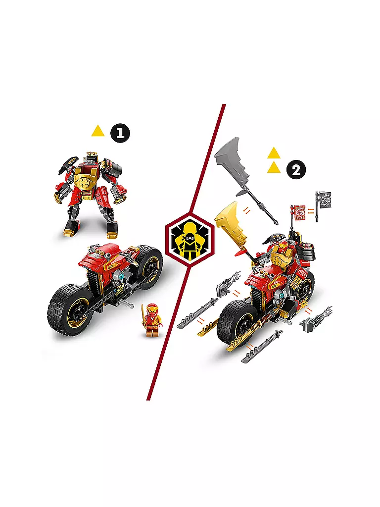 LEGO | Ninjago -Kais Mech-Bike EVO 71783 | keine Farbe