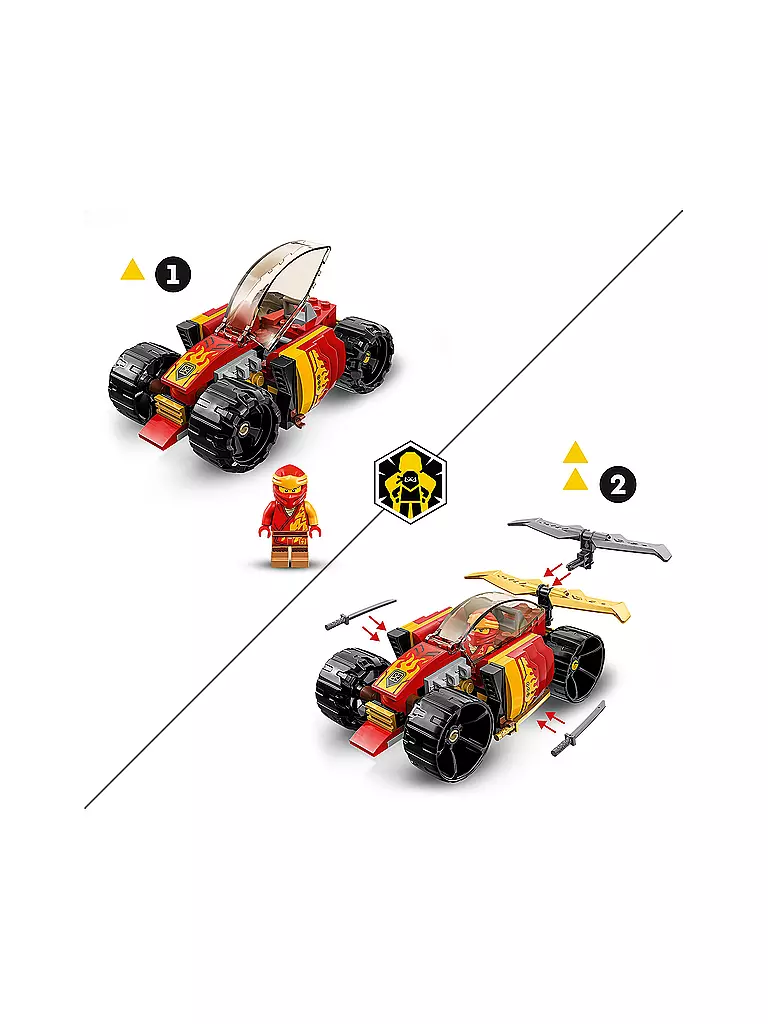 LEGO | Ninjago -Kais Ninja-Rennwagen EVO 71780 | keine Farbe