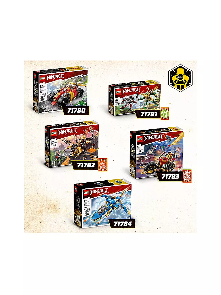 LEGO | Ninjago -Kais Ninja-Rennwagen EVO 71780 | keine Farbe