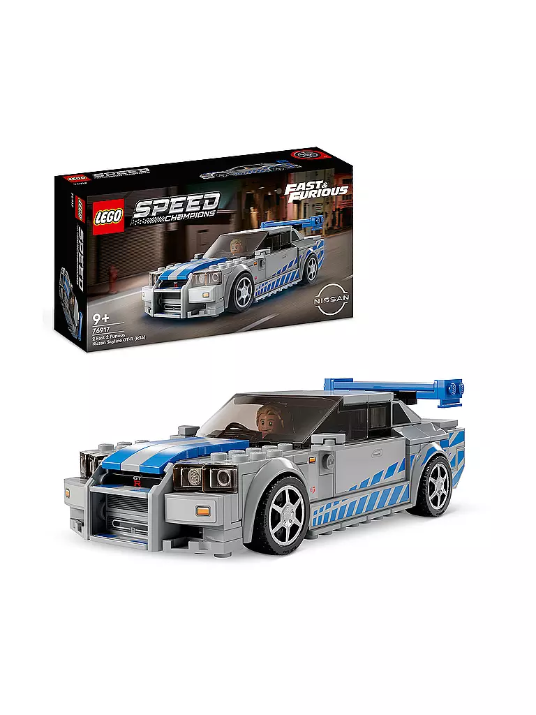 LEGO | Speed Champions - 2 Fast 2 Furious – Nissan Skyline GT-R (R34) 76917 | keine Farbe