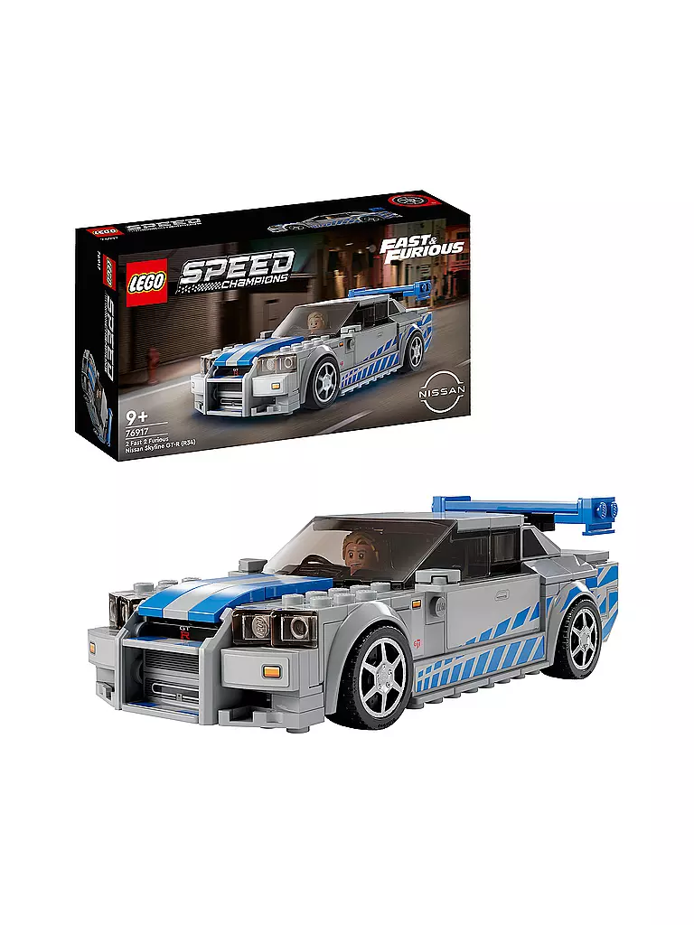 LEGO | Speed Champions - 2 Fast 2 Furious – Nissan Skyline GT-R (R34) 76917 | keine Farbe