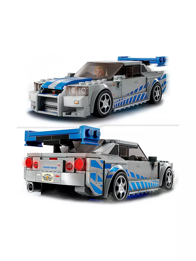 LEGO | Speed Champions - 2 Fast 2 Furious – Nissan Skyline GT-R (R34) 76917 | keine Farbe
