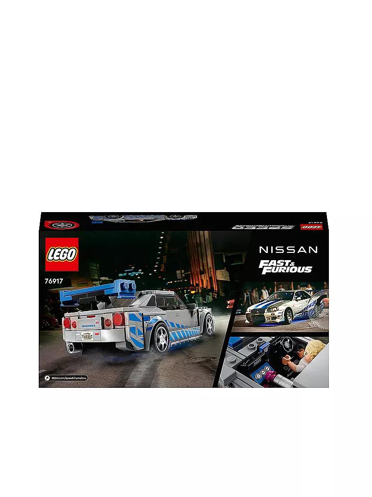 LEGO | Speed Champions - 2 Fast 2 Furious – Nissan Skyline GT-R (R34) 76917 | keine Farbe