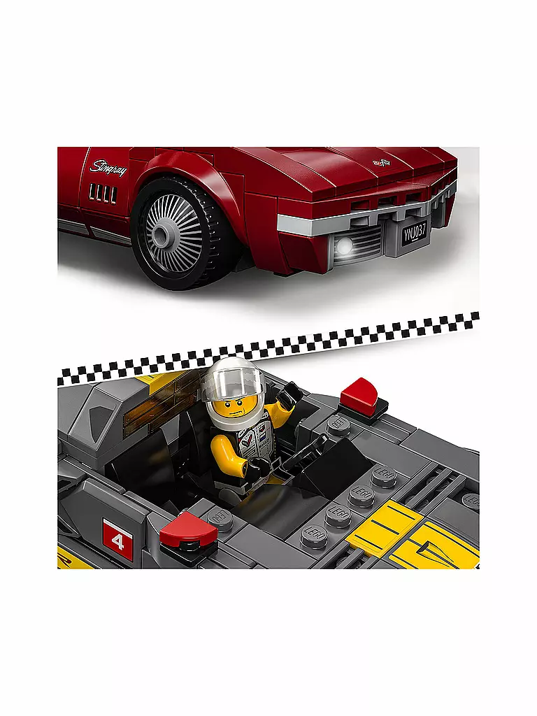 LEGO | Speed Champions - Chevrolet Corvette C8. & 1968 Chevrolet 76903 | keine Farbe