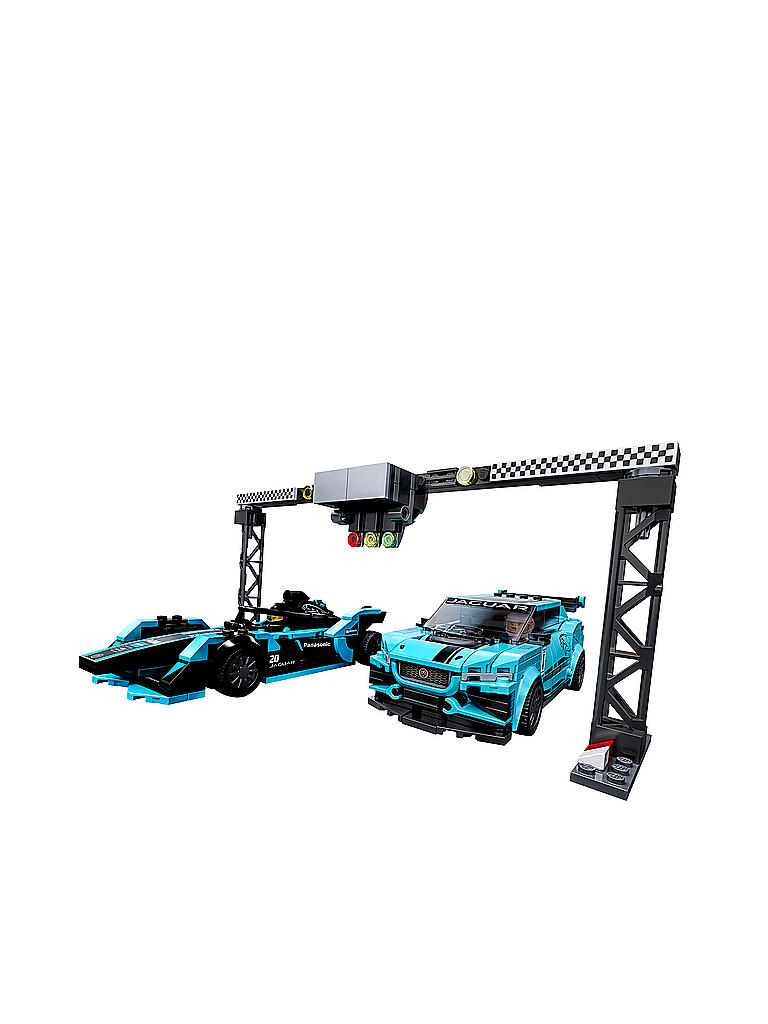 LEGO | Speed Champions - Formula E Panasonic Jaguar Racing GEN2 car & Jaguar I-PACE eTROPHY 76898 | keine Farbe