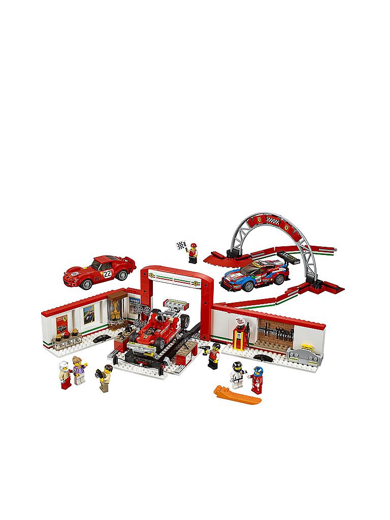 LEGO | Speed Champions Ferrari Ultimative Garage 75889 | transparent