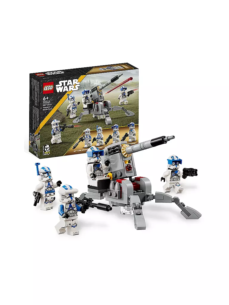 LEGO | Star Wars - 501st Clone Troopers™ Battle Pack 75345 | keine Farbe