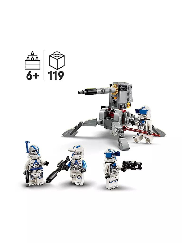 LEGO | Star Wars - 501st Clone Troopers™ Battle Pack 75345 | keine Farbe