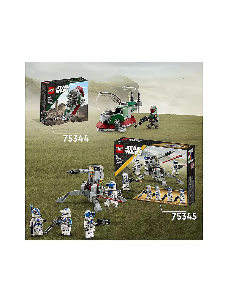 LEGO | Star Wars - Boba Fetts Starship™ – Microfighter 75344 | keine Farbe