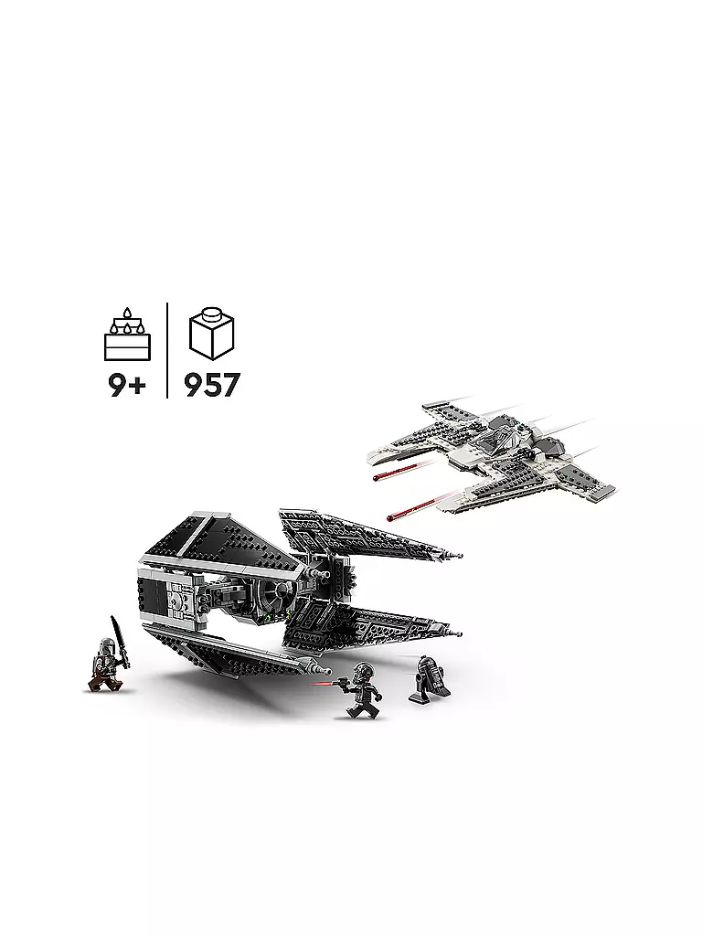 LEGO | Star Wars - Mandalorianischer Fang Fighter vs. TIE Interceptor 30412 | keine Farbe