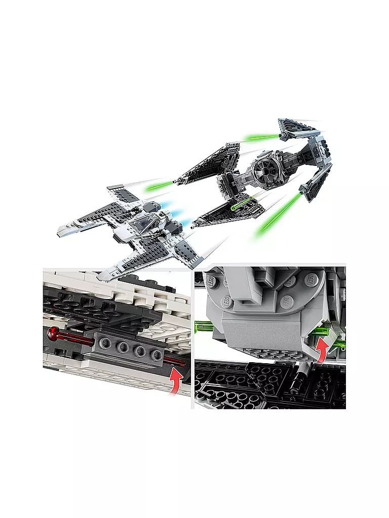 LEGO | Star Wars - Mandalorianischer Fang Fighter vs. TIE Interceptor 30412 | keine Farbe