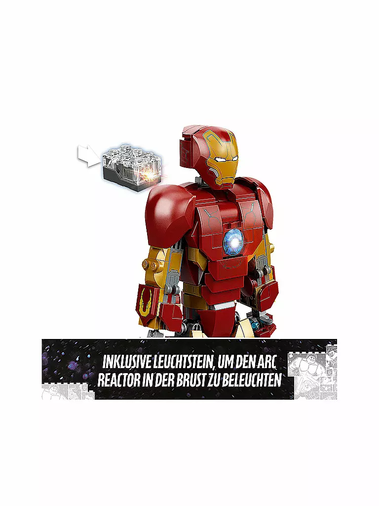 LEGO | Super Heroes - Infinity Saga - Iron Man Figur 76206 | keine Farbe