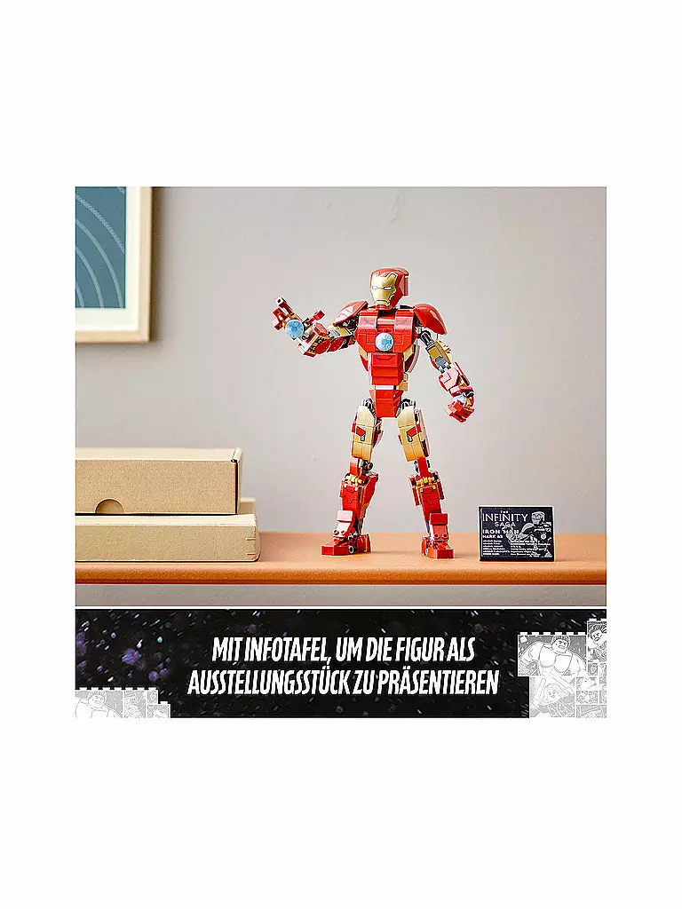 LEGO | Super Heroes - Infinity Saga - Iron Man Figur 76206 | keine Farbe
