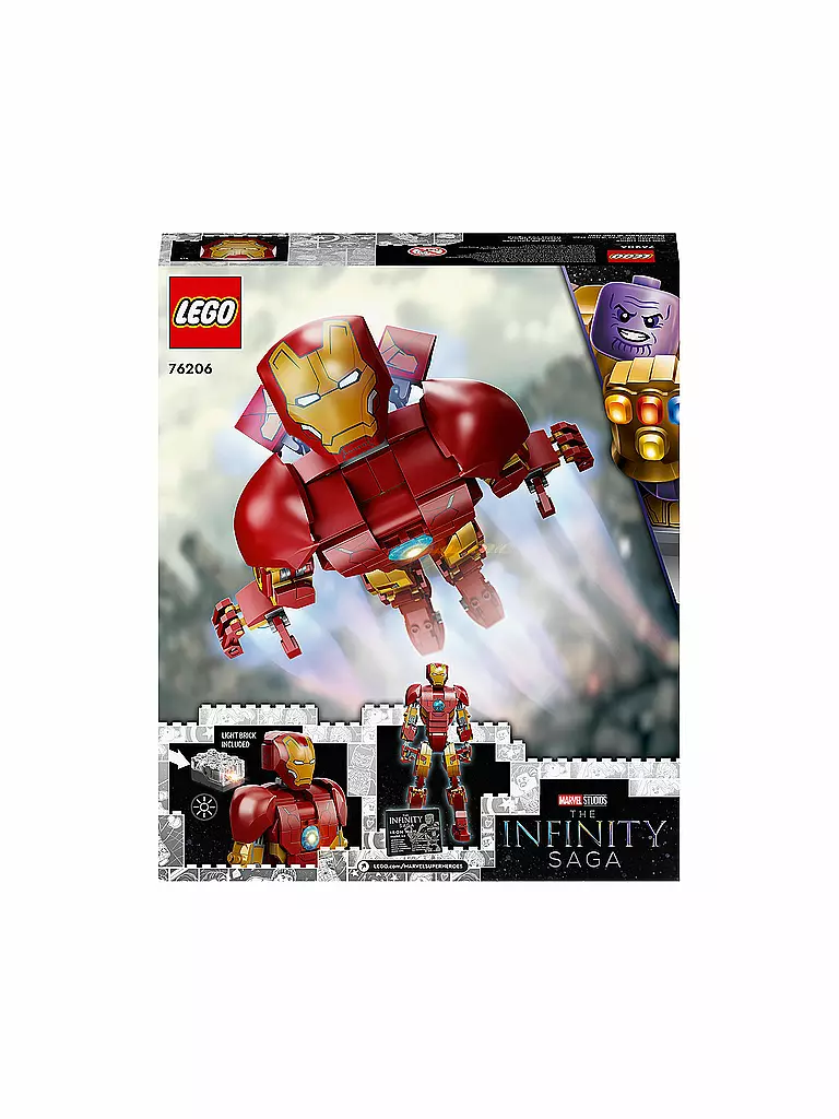 LEGO | Super Heroes - Infinity Saga - Iron Man Figur 76206 | keine Farbe