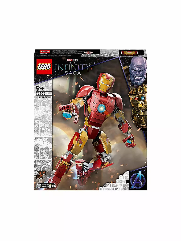LEGO | Super Heroes - Infinity Saga - Iron Man Figur 76206 | keine Farbe