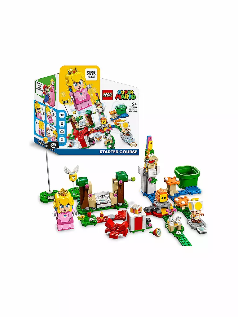 LEGO | Super Mario™ - Abenteuer mit Peach – Starterset 71403 | keine Farbe
