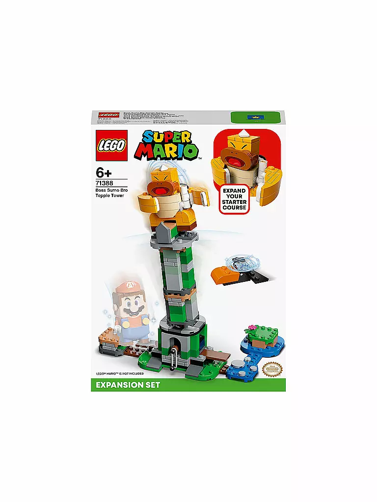 LEGO | Super Mario™ - Kippturm mit Sumo-Bruder-Boss – Erweiterungsset 71388 | keine Farbe