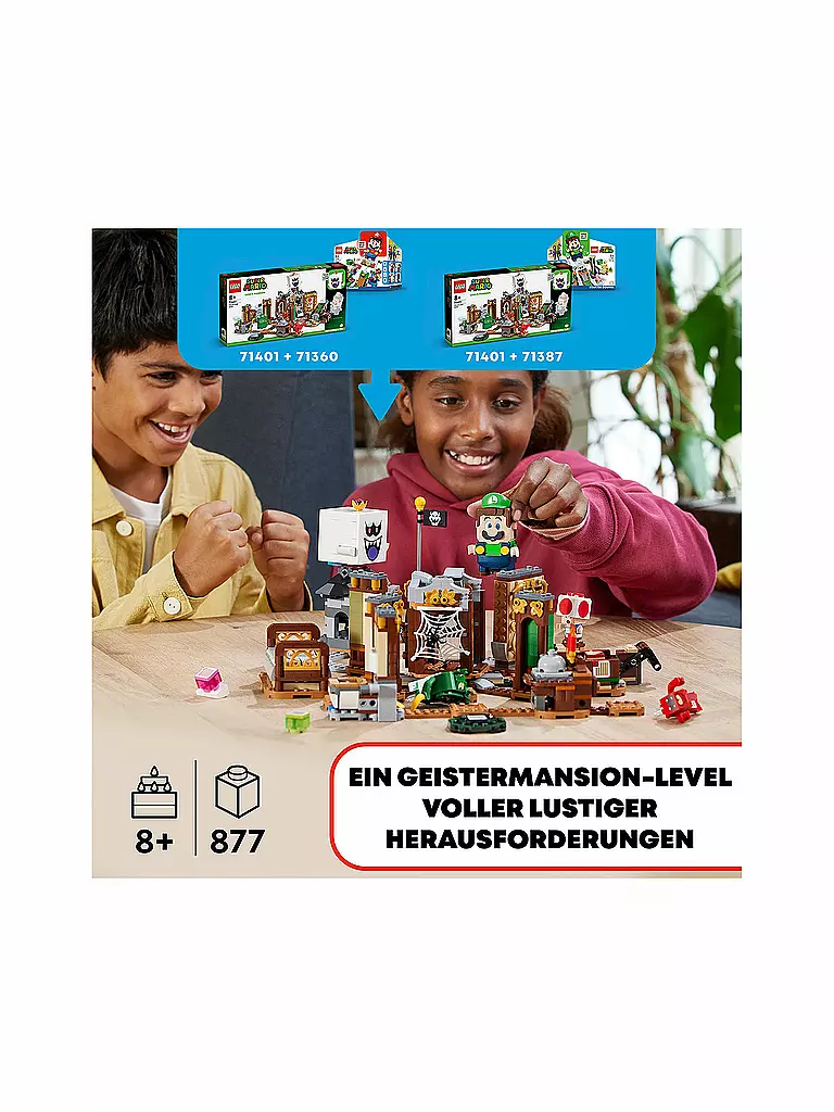 LEGO | Super Mario™ - Luigi’s Mansion™: Gruseliges Versteckspiel – Erweiterungsset 71401 | keine Farbe