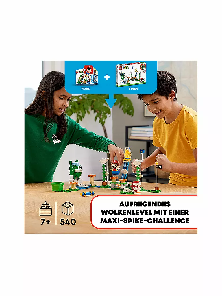 LEGO | Super Mario™ - Maxi-Spikes Wolken-Challenge – Erweiterungsset 71409 | keine Farbe