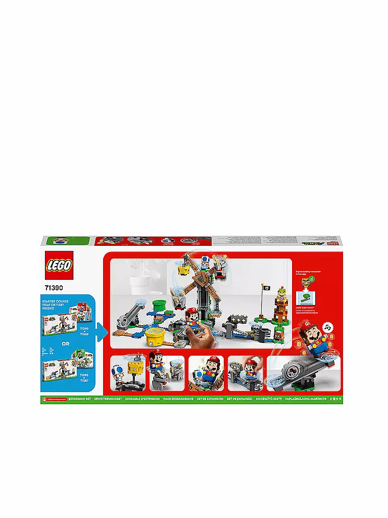 LEGO | Super Mario™ - Reznors Absturz – Erweiterungsset 71390 | keine Farbe