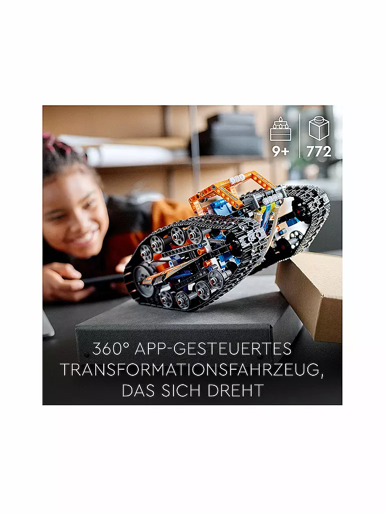 LEGO | Technic - App-gesteuertes Transformationsfahrzeug 42140 | keine Farbe