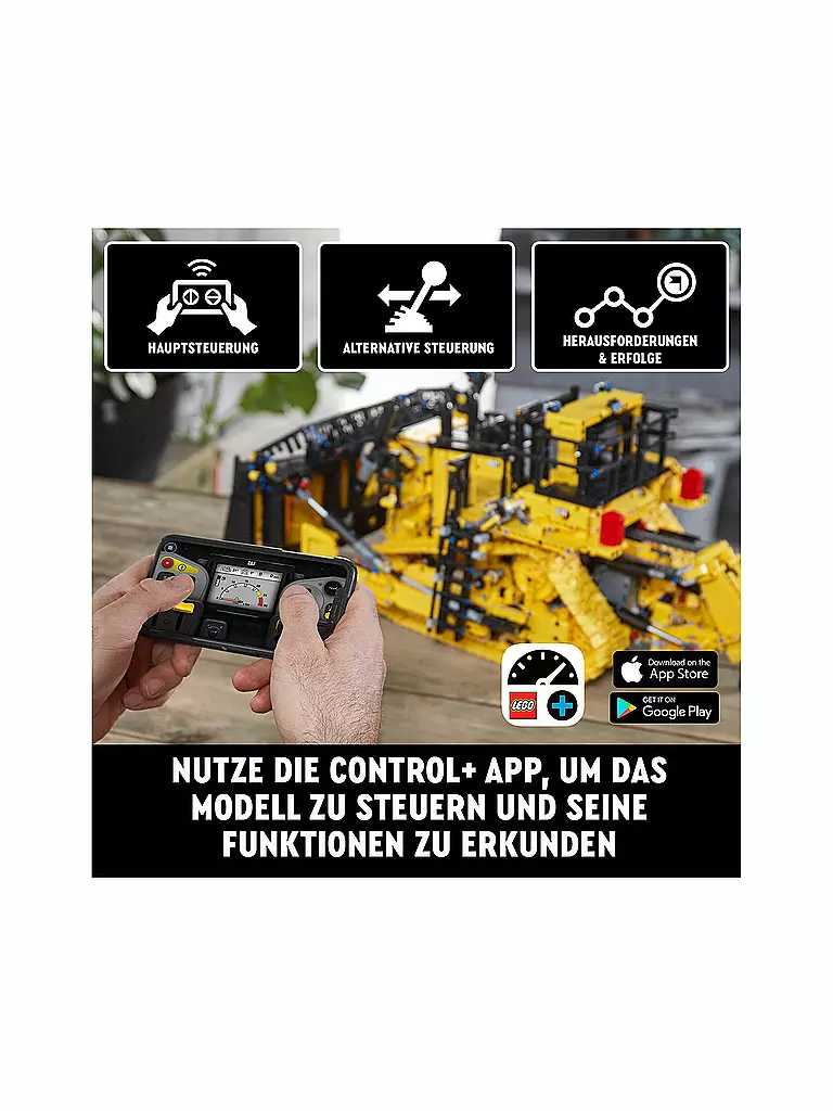 LEGO | Technic - Appgesteuerter Cat® D11 Bulldozer 42131 | keine Farbe