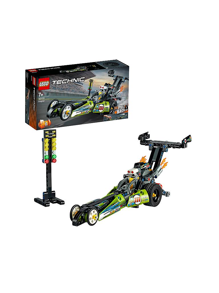 LEGO | Technic - Dragster Rennauto 42103 | bunt