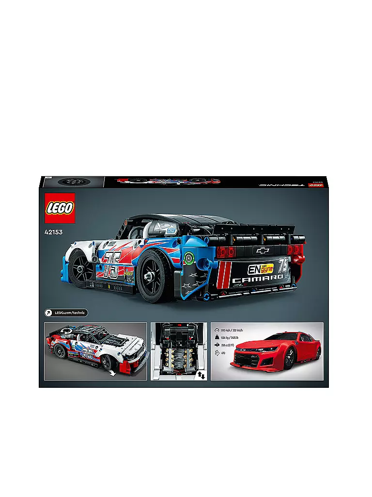 LEGO | Technic - NASCAR Next Gen Chevrolet Camaro ZL1 42153 | keine Farbe