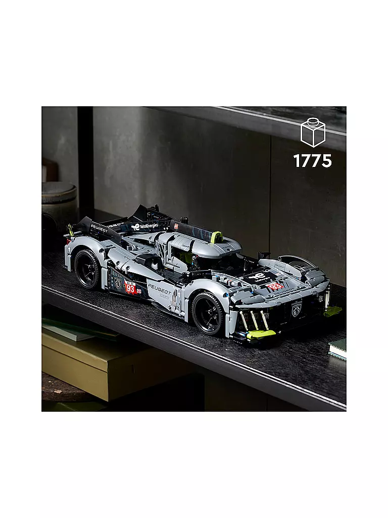 LEGO | Technic - PEUGEOT 9X8 24H Le Mans Hybrid Hypercar 42156 | keine Farbe