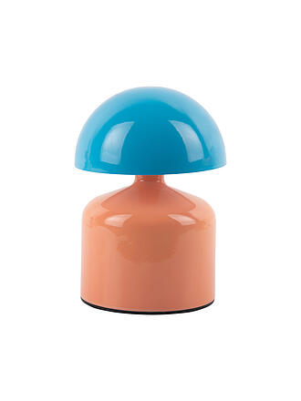 LEITMOTIV | LED Tischlampe FUNKY IMPETU Peach Orange/Aqua Blue