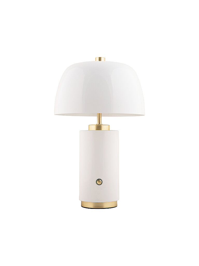LEITMOTIV LED Tischlampe FREYA Iron White  weiss – LEITMOTIV