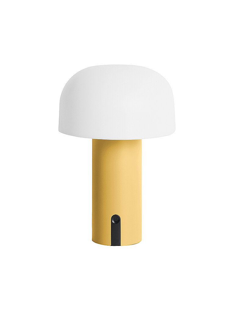 LEITMOTIV LED Tischlampe LUCA Ocher Yellow  gelb – LEITMOTIV
