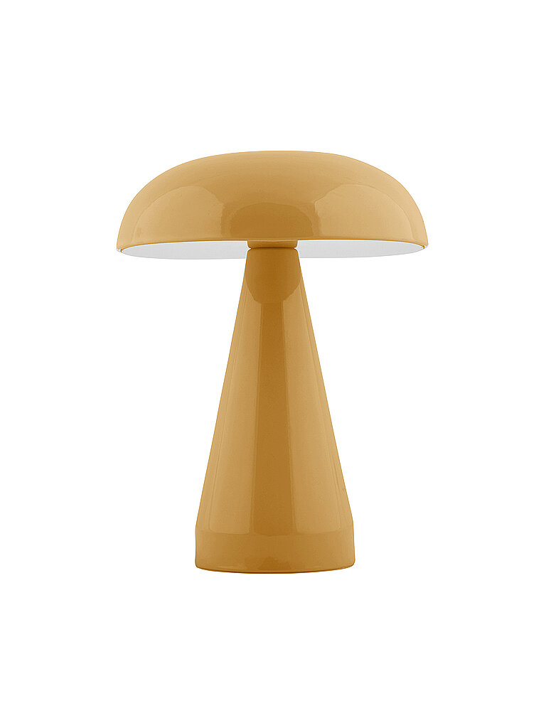 LEITMOTIV LED Tischlampe 15,5x20,56cm Ochre Yellow gelb – LEITMOTIV