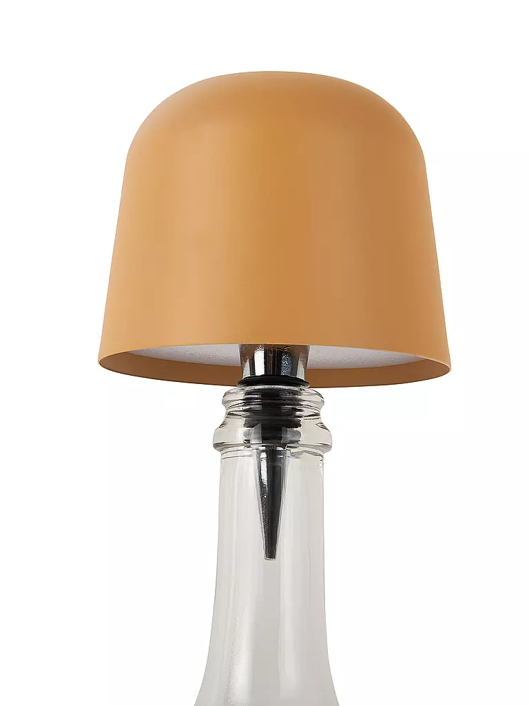 LEITMOTIV | LED Flaschenlampe CONE HAT Orche Yellow | grün