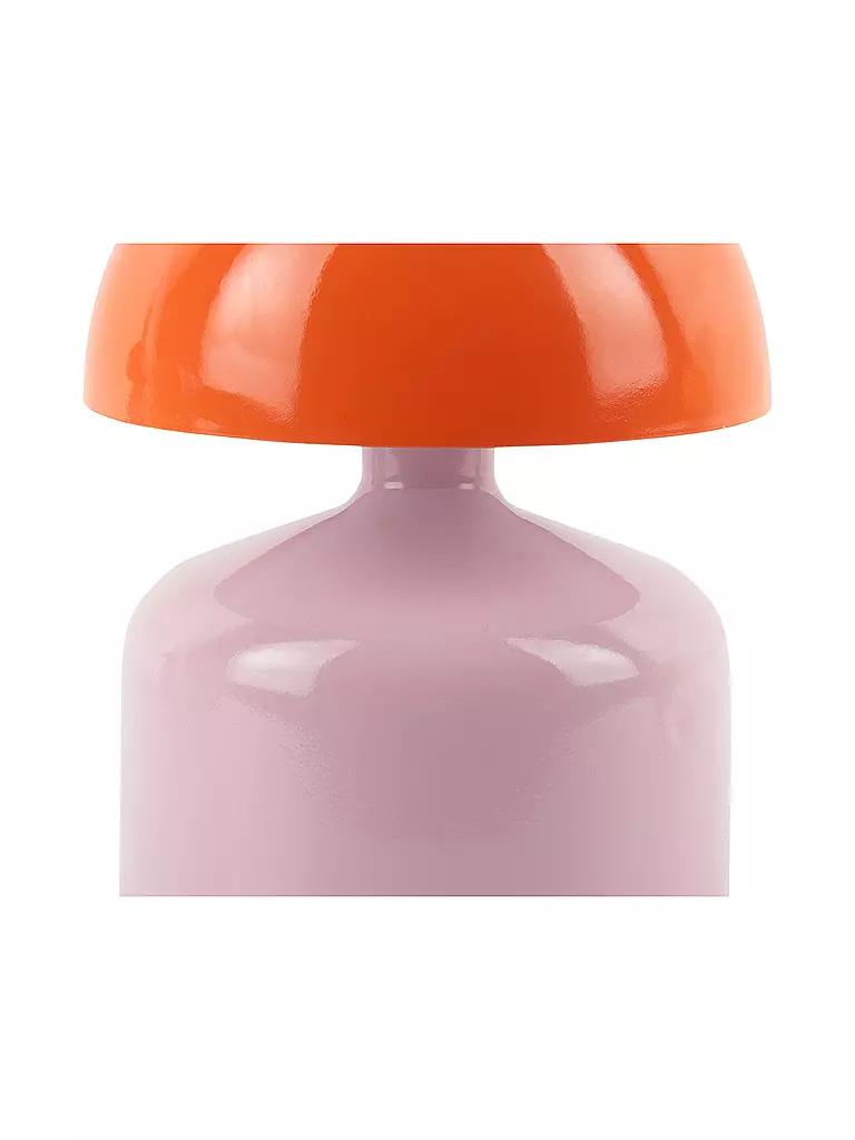 LEITMOTIV | LED Tischlampe FUNKY IMPETU Soft Pink/Bright Orange | hellgrün