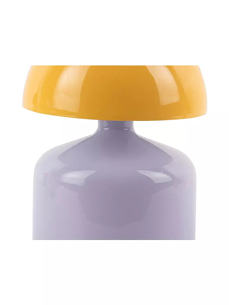 LEITMOTIV | LED Tischlampe FUNKY IMPETU Soft Purpple/Bright Yellow | lila