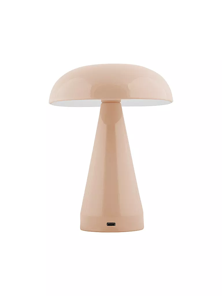 LEITMOTIV | LED Tischlampe RACHEL Iron Soft Brown | hellbraun