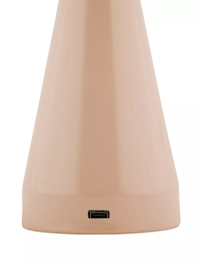 LEITMOTIV | LED Tischlampe RACHEL Iron Soft Brown | hellbraun