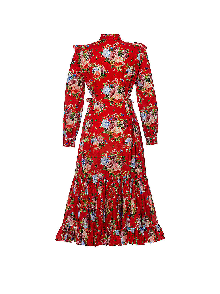 LENA HOSCHEK | Hemdblusenkleid HOPELESS ROAMNTIC | rot