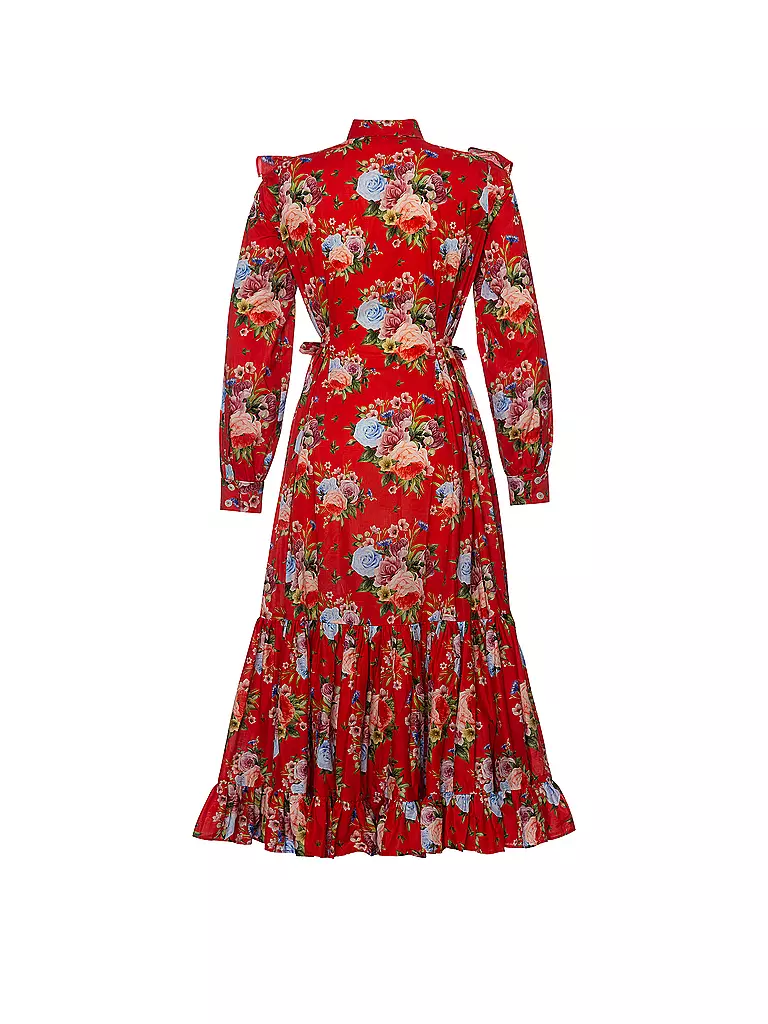 LENA HOSCHEK | Hemdblusenkleid HOPELESS ROAMNTIC | rot