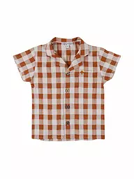 LENA HOSCHEK | Mädchen Bluse Tommy "mummy and me"  | braun