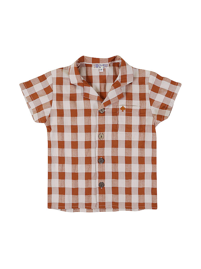 LENA HOSCHEK | Mädchen Bluse Tommy "mummy and me"  | braun