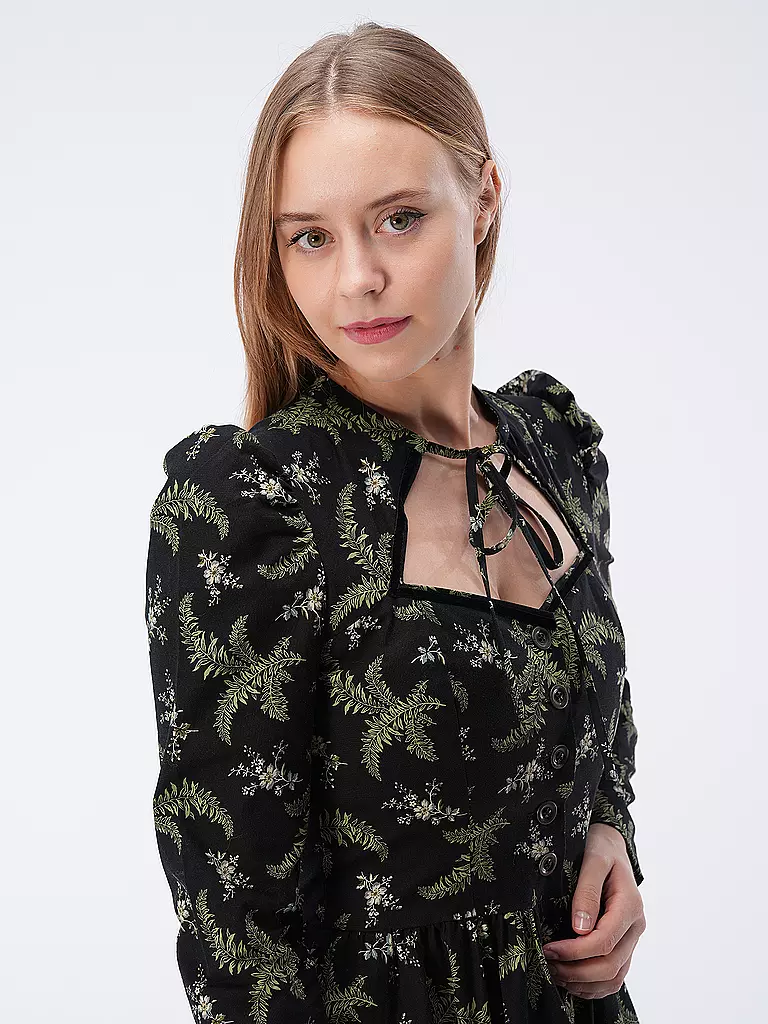 LENA HOSCHEK | Midikleid MADAME | dunkelgrün