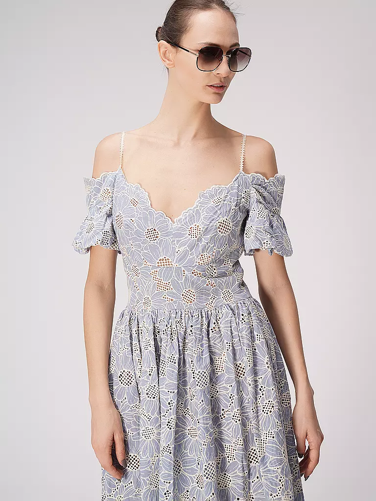 LENA HOSCHEK | Midikleid OPHELIA | blau