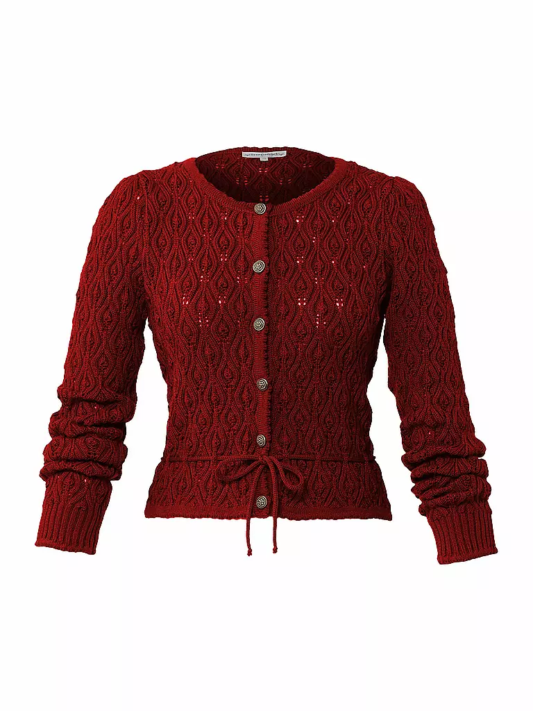 LENA HOSCHEK | Strickjacke RESI | dunkelrot