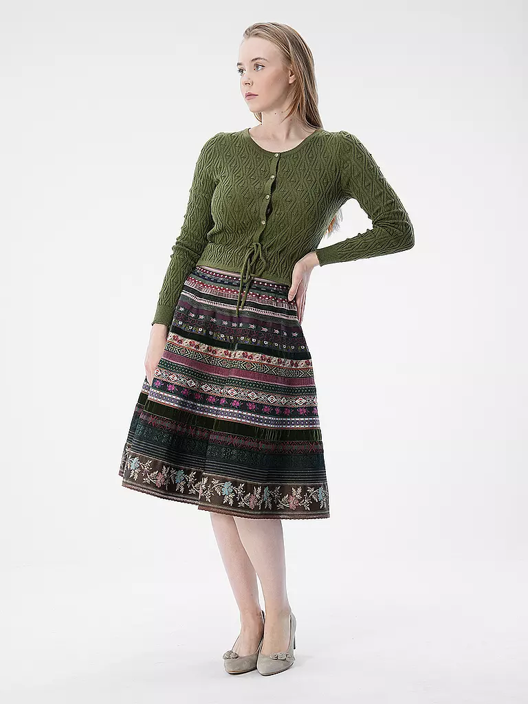 LENA HOSCHEK | Strickjacke RESI | olive
